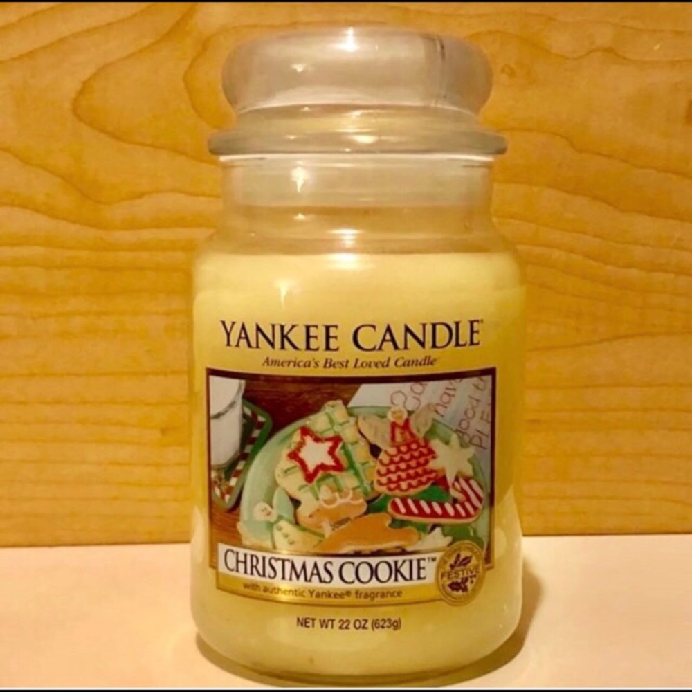 YANKEE CANDLE 22oz Jar Christmas Cookie